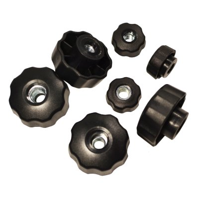 Ручка-фиксатор сквозная с гайкой